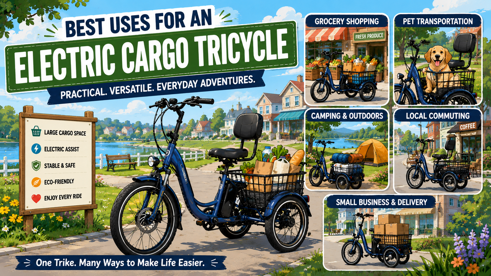 Best Uses for an Electric Cargo Tricycle