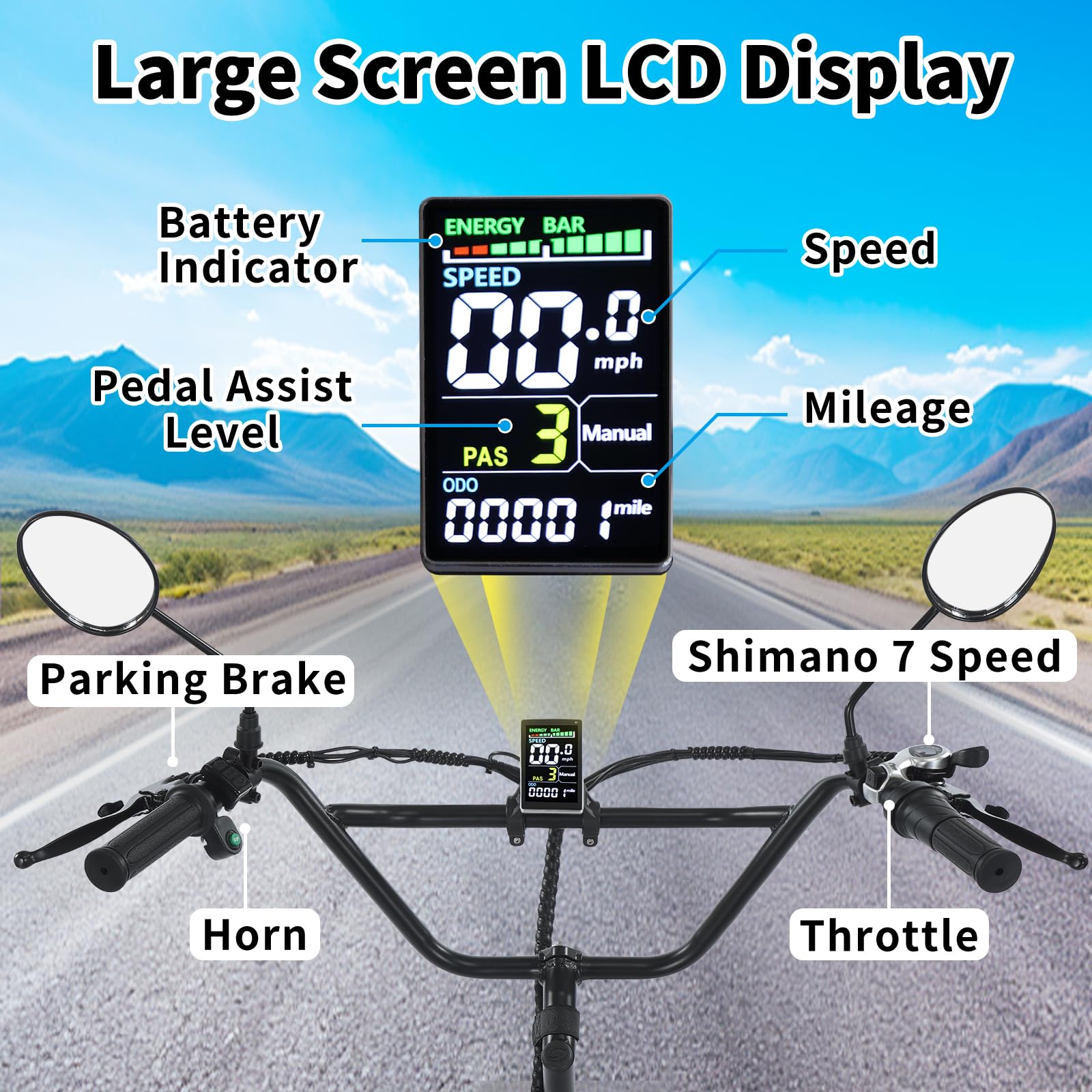 Folding Electric Trike for Adults 350W Step-Through Frame Green 468Wh Battery